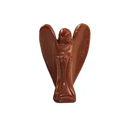 1020900704 Guardian Angel Gold stone (synth. Glass) brown, 5cm | Marco Schreier