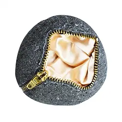 1024808001 Dekodose Lava mit Reißverschluss, 9,0cm | GH Edelsteine, Heilsteine & Schmuck