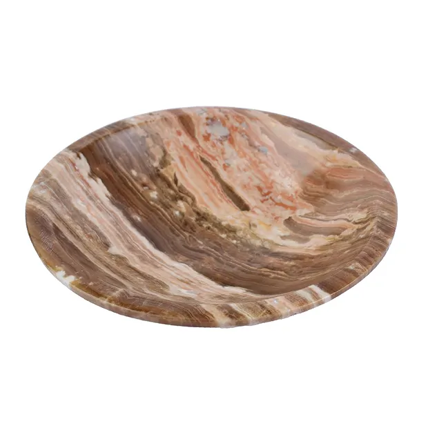 Coupe en marbre onyx ronde, 10cm | Marco Schreier