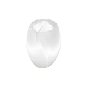Alabaster Calcite Tealight Holder, Oval, 7.5 cm | gems, healing stones & jewelry