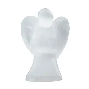 Schutzengel Selenit (weiß), 10cm | Großhändler Edelsteine, Heilsteine & Schmuck