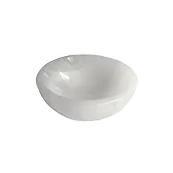 1028903502 Selenite bowl (white) round, 06cm | wholesaler gems, healing stones & jewelry