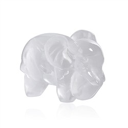 1028903763 Gravur Elefant, Selenit (weiß), 7,0cm | Edelsteine, Heilsteine & Schmuck-Handel