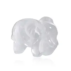1028903763 Gravure éléphant, sélénite (blanc), 7,0cm | Marco Schreier