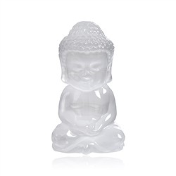 1028903787 Engraving Buddha, selenite, 10.0 cm | wholesaler gems, healing stones & jewelry
