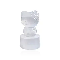 1028903799 Gravur Katze mit Schleife, Selenit (weiß), 5,0cm | Marco Schreier