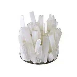1028905006 Teelicht Selenit-Stangen weiß | Großhändler Edelsteine, Heilsteine & Schmuck