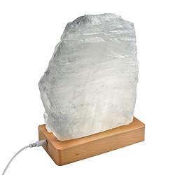 1028905019 Selenite lamp with LED, 20cm | wholesale supplier gems, healing stones & jewelry