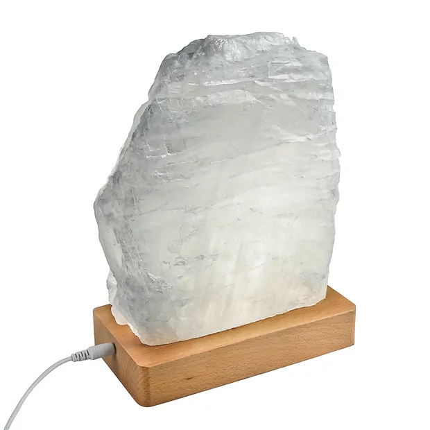 Selenite lamp with LED, 20cm | wholesale supplier gems, healing stones & jewelry