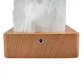 Selenitlampe mit LED, 21cm | Mineralienhandlung Edelsteine, Heilsteine & Schmuck