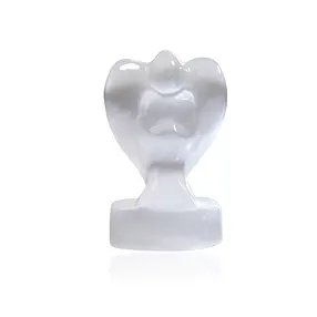 Engraving Guardian Angel Selenite (white), 4.9cm | Marco Schreier