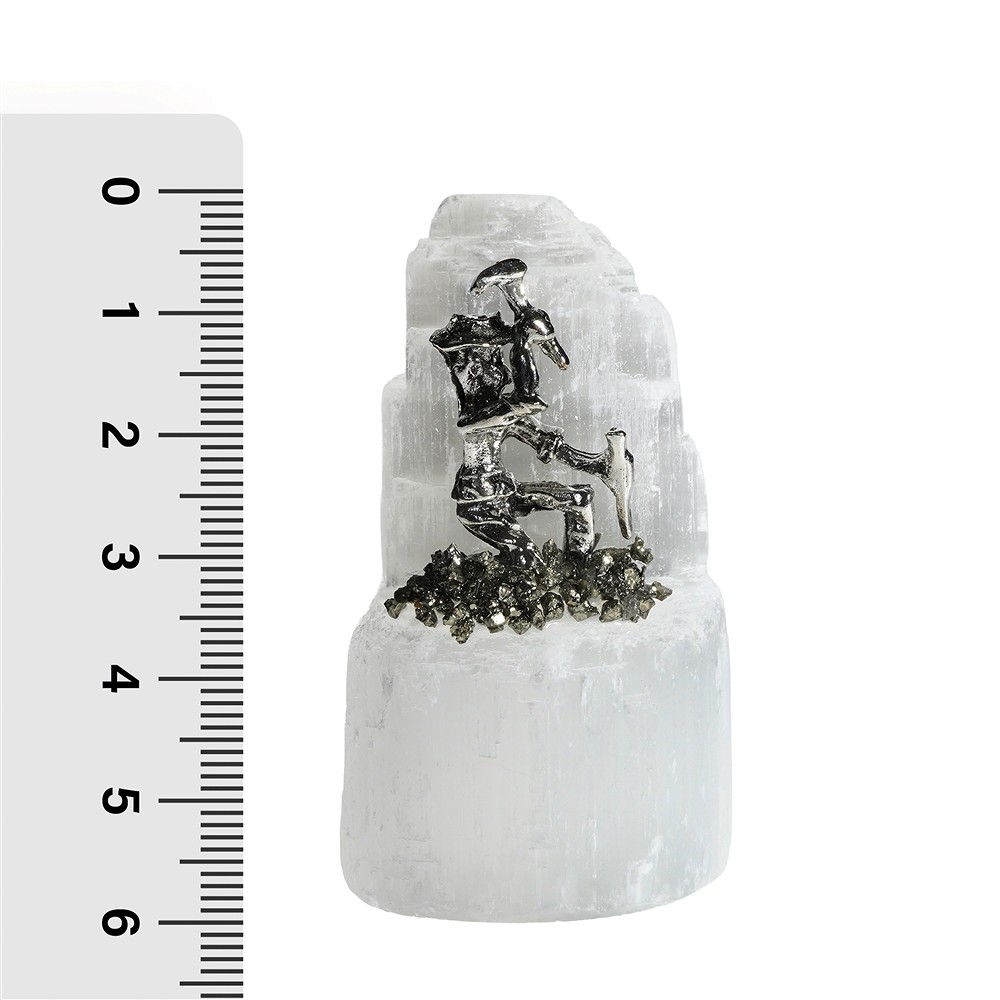 Cristal Sélénite, différents mineurs, 6cm (8 pcs/UC) | Marco Schreier