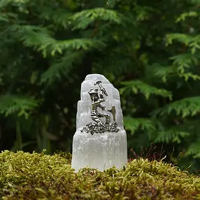 Kristall Selenit, verschiedene Bergarbeiter, 6cm (8 St./VE) | Marco Schreier