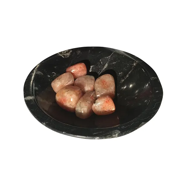 Schale Orthoceras rund, 12cm | Mineralienhandel Edelsteine, Heilsteine & Schmuck