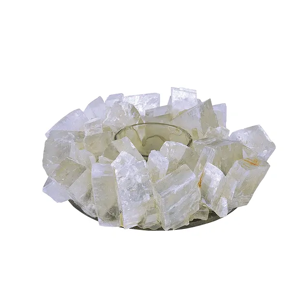 Tealight Calcite rhombohedron (white) | wholesale gems, healing stones & jewelry
