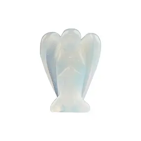 Schutzengel Opalglas (synt.), 02,5cm, in Pouch mit Beileger | Marco Schreier