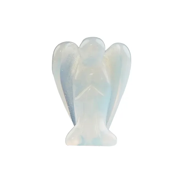 Schutzengel Opalglas (synt.), 02,5cm, in Pouch mit Beileger | Marco Schreier