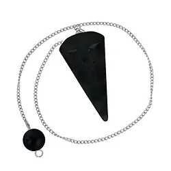 1043203003 Shungite a pendolo (stab.) | gemme, pietre curative e gioielli all'ingrosso
