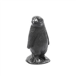 1043203714 Gravure oiseau (pingouin). Shungite, 6,5cm | Marco Schreier