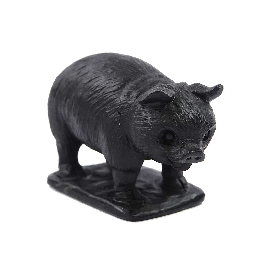 Pig Shungite, 5,8cm | Marco Schreier wholesaler - gems, healing stones & jewelry