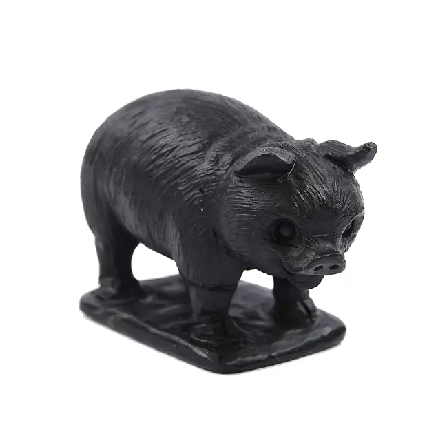 Schwein Schungit, 5,8cm | Schreier Großhändler Edelsteine, Heilsteine & Schmuck