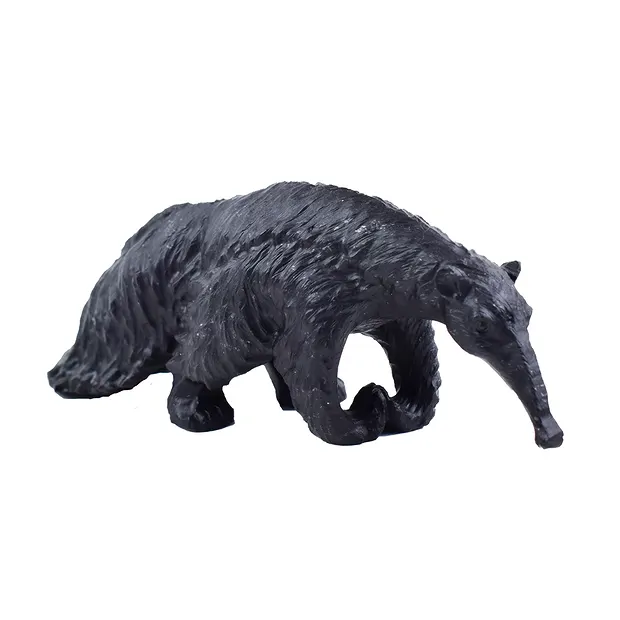Gravur Ameisenbär, Schungit (stab.), 12,5cm | Edelsteine, Heilsteine & Schmuck