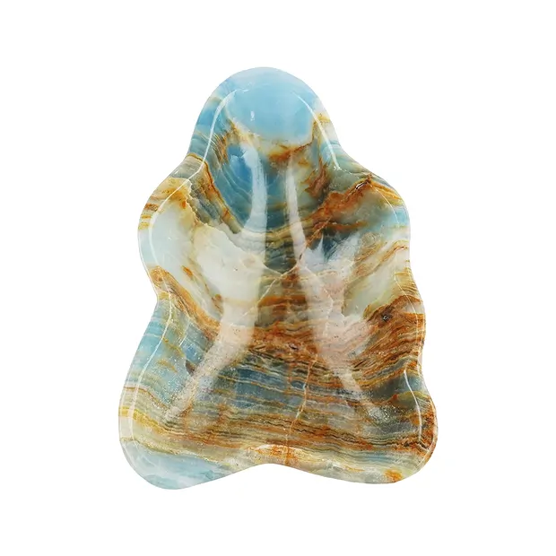 Ciotola in aragonite (blu) 15 x 10 cm | grossista gemme e pietre curative