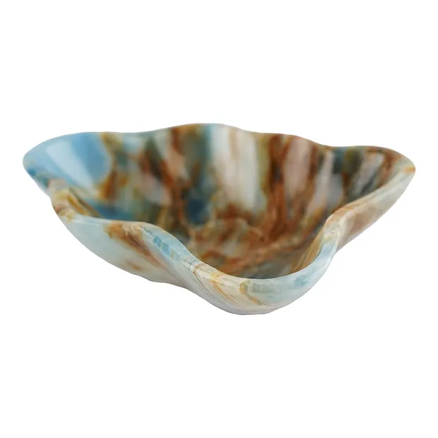 Schale Aragonit (blau) 15 x 10cm | Großhändler Edelsteine, Heilsteine & Schmuck