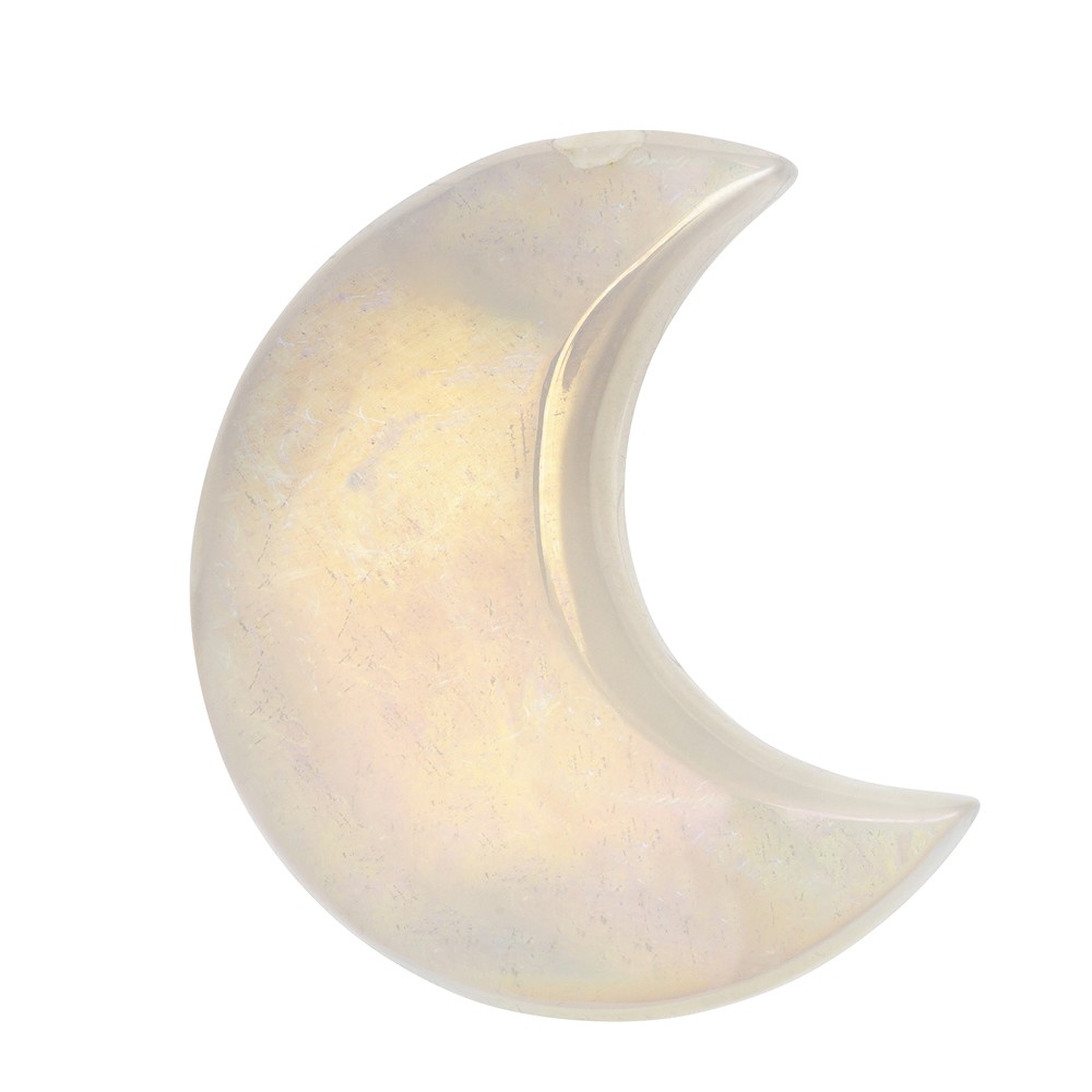 Agate « Angel Aura » en forme de lune, 5,7 cm | Marco Schreier