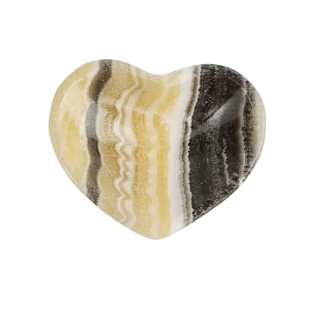 Schale Alabastercalcit Herz, 10,0 x 8,0cm | GH Edelsteine, Heilsteine & Schmuck