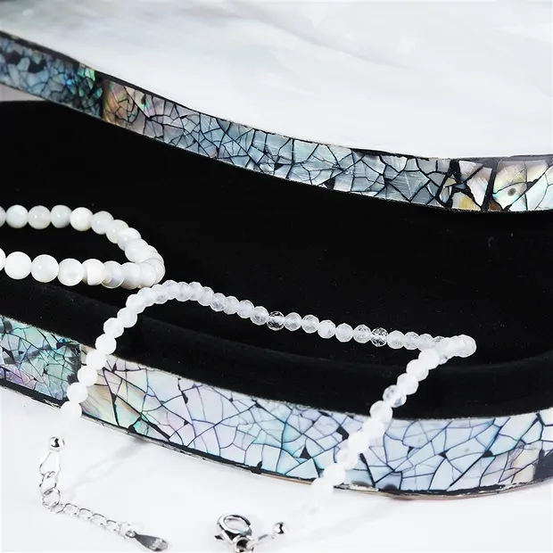 Box of mussels (Pseudodon), 20-22 x 11-13cm | wholesaler gems & healing stones