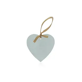 Decorative pendant capiz shell heart white, 5cm (24 pcs./ PU) | Marco Schreier