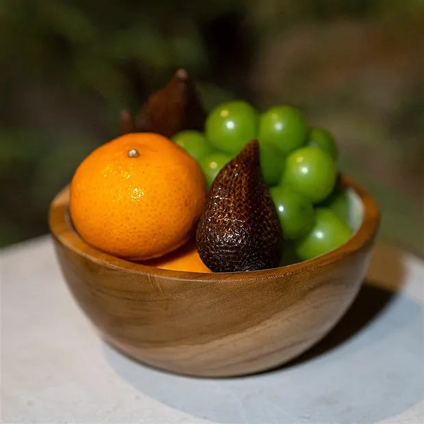 Bol en nacre, bois, 19cm | Pierres précieuses, pierres thérapeutiques & bijoux