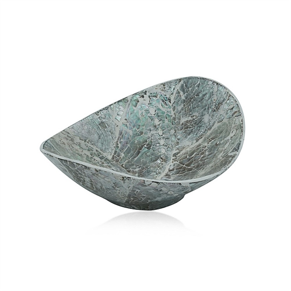 Schale Paua Muschel weiß, oval, 11,5 x 8,8cm | Edelsteine, Heilsteine & Schmuck