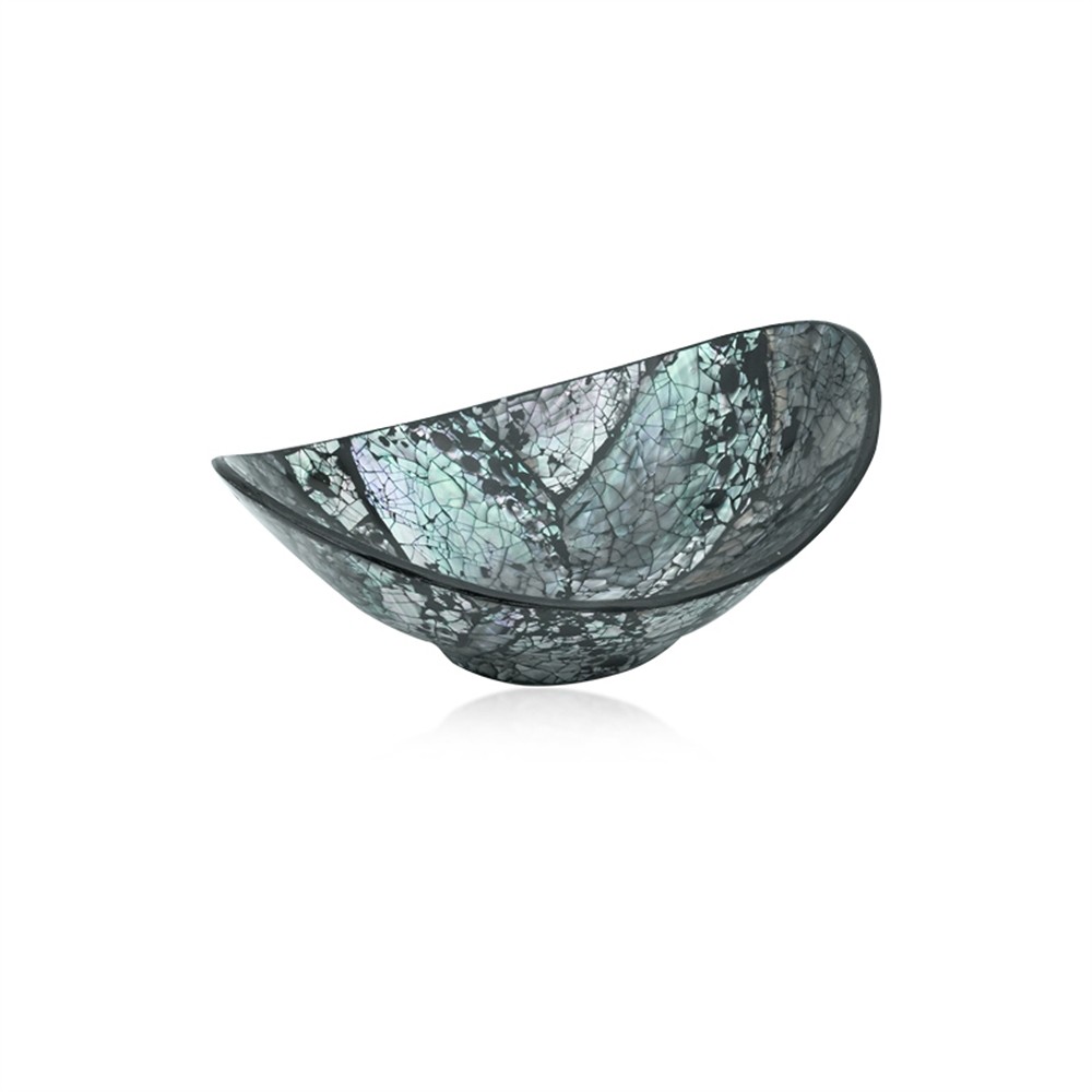 Coquille Paua Abalone noir, ovale, 11,5 x 8,8cm | Marco Schreier