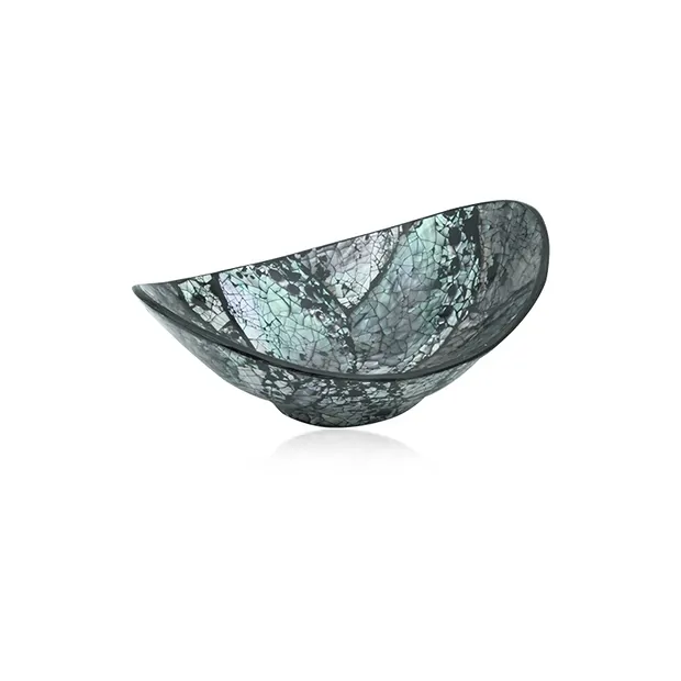 Bowl Paua Shell black, oval, 11.5 x 8.8 cm | wholesaler gems & healing stones