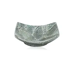 Coquille Paua Abalone blanche, carrée, 11,5 x 8,8cm | Marco Schreier