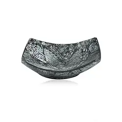 1061703409 Bowl Paua Shell black, square, 11.5 x 8.8 cm | wholesaler gems & healing stones
