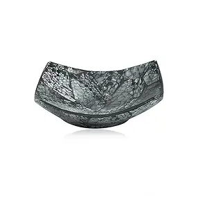 Bowl Paua Shell black, square, 11.5 x 8.8 cm | wholesaler gems & healing stones
