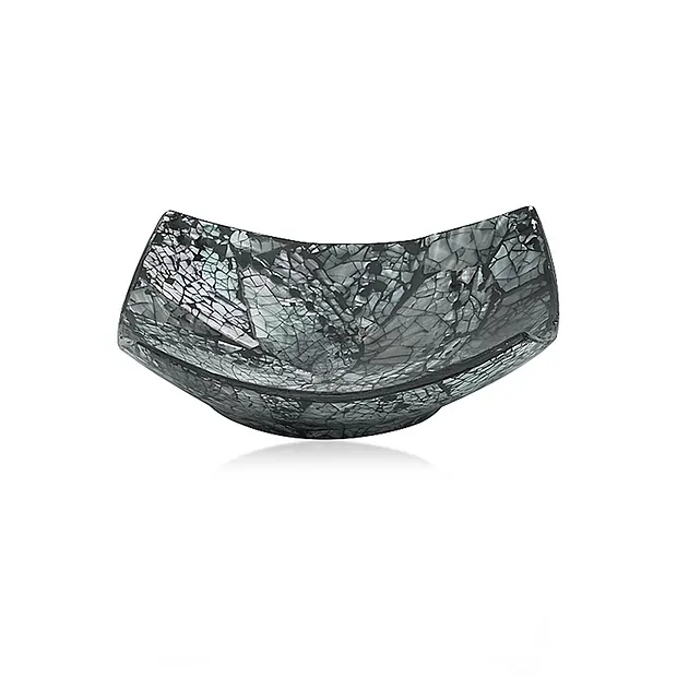 Coquille Paua Abalone noire, carrée, 11,5 x 8,8cm | Marco Schreier