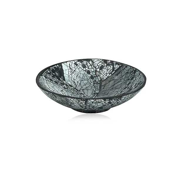 Bowl Paua Shell black, round, 9.5cm | wholesaler gems, healing stones & jewelry