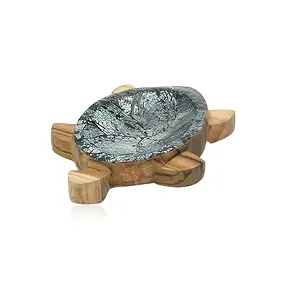 Soap dish Paua Shell, turtle, 17 x 10cm | wholesaler gems & healing stones