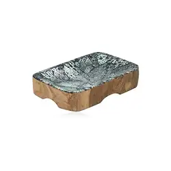 1061703428 Portasapone Conchiglia Paua, rettangolare, 12,5 x 8 cm | Marco Schreier