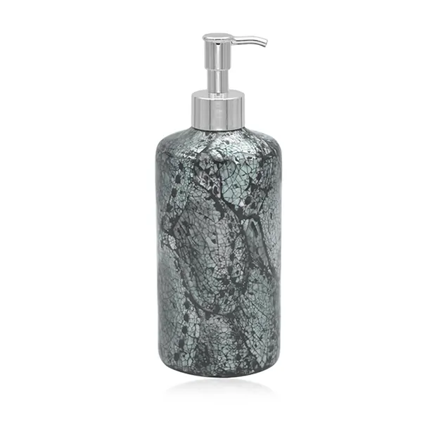 Soap dispenser Paua Shell black, 20cm | wholesale gems, healing stones & jewelry