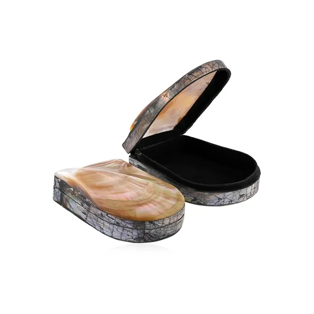 Dose Muschel (Pteria penguin), 9 x 6cm | Edelsteine, Heilsteine & Schmuck-Handel