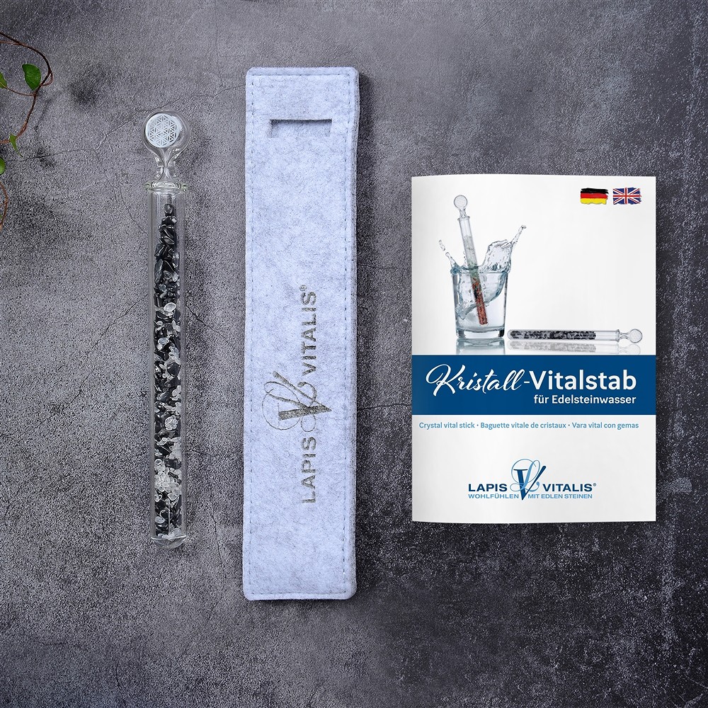 Kristall-Vitalstab "Space Clearing", 20cm | GH Edelsteine, Heilsteine & Schmuck