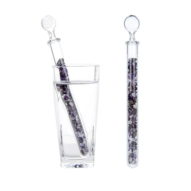 Crystal Vital Stick "Crystal Clear", 20cm | wholesaler gems & healing stones