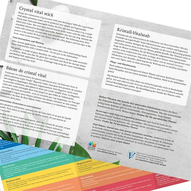 Bacchetta di cristallo della vitalità "Serenity" | Marco Schreier