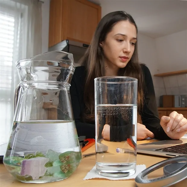 Présentoir "Pierres pour eau de gemmes" (9 x 6 paquets) - prix promotionnel ! | Marco Schreier
