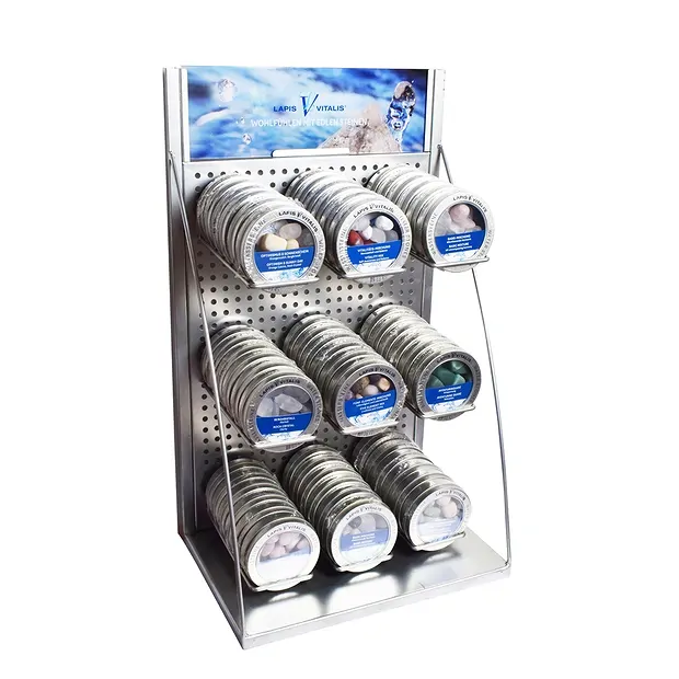 Présentoir "Pierres pour eau de gemmes" (9 x 6 paquets) - prix promotionnel ! | Marco Schreier
